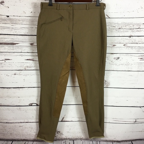 JPC Pants - JPC Equestrian Front Zip Tan Riding Breeches